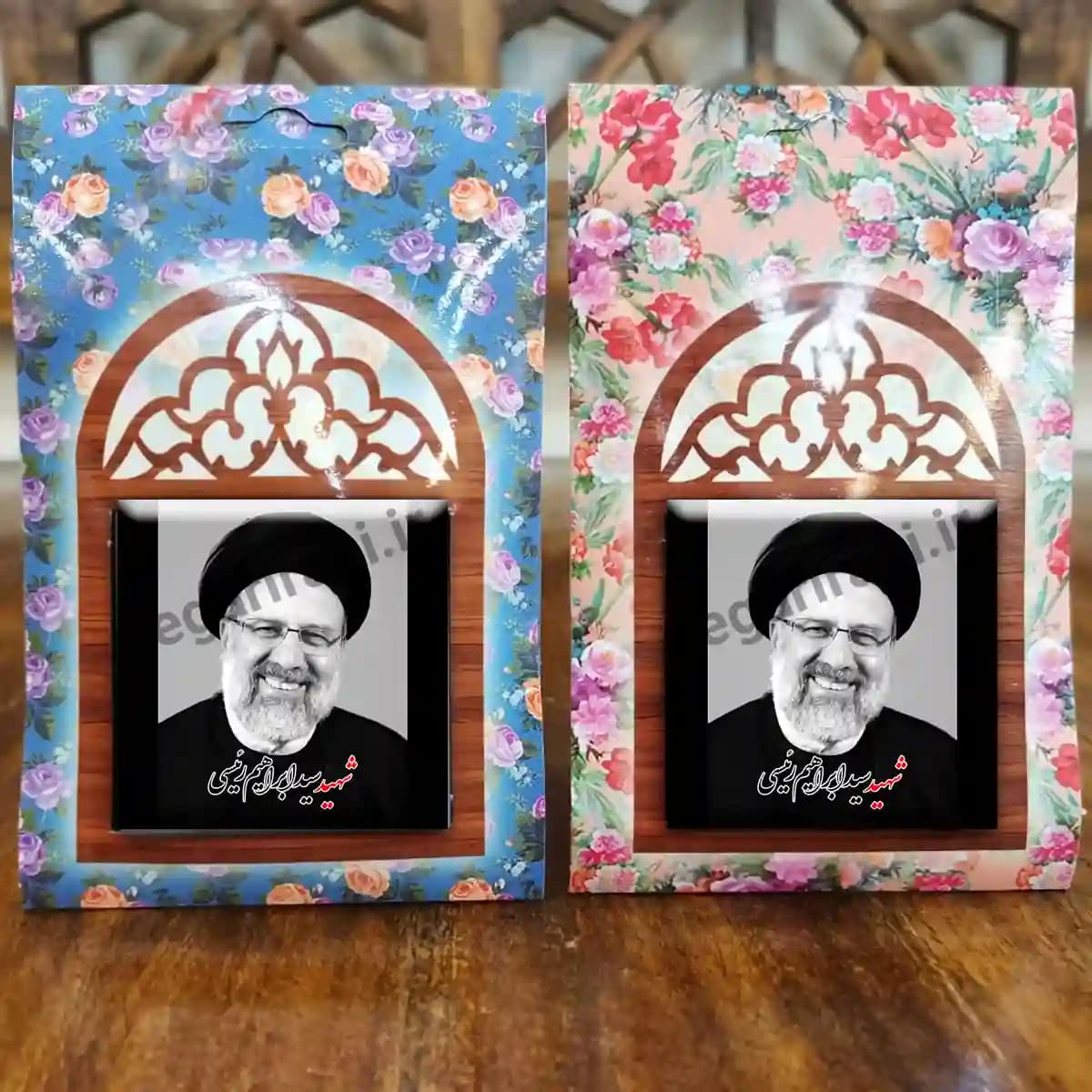 تندیس کاشی پنجره ای شهید آیت الله رئیسی مدل 2Z29 — تصویر ۵