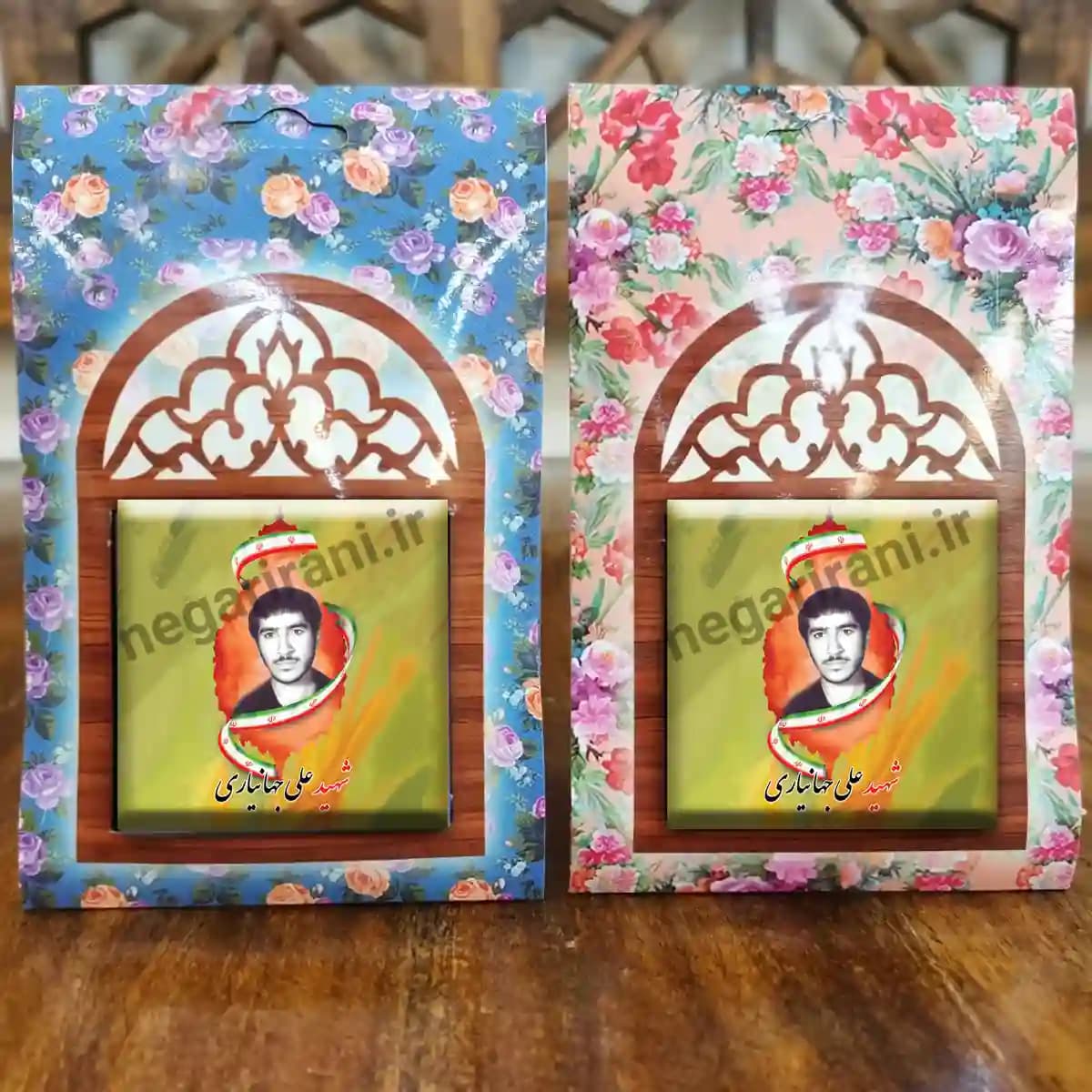 تندیس کاشی پنجره ای شهید علی جهانیاری مدل 2Z25 — تصویر ۵