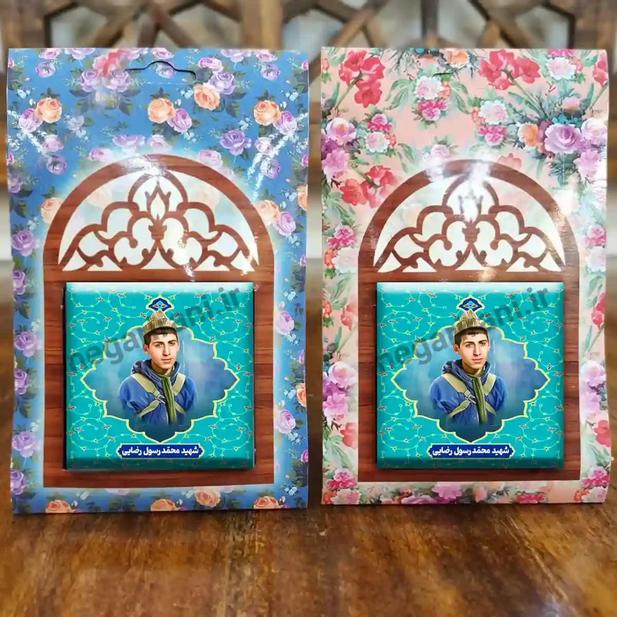 تندیس کاشی پنجره ای شهید محمد رسول رضایی مدل 2Z23 — تصویر ۵