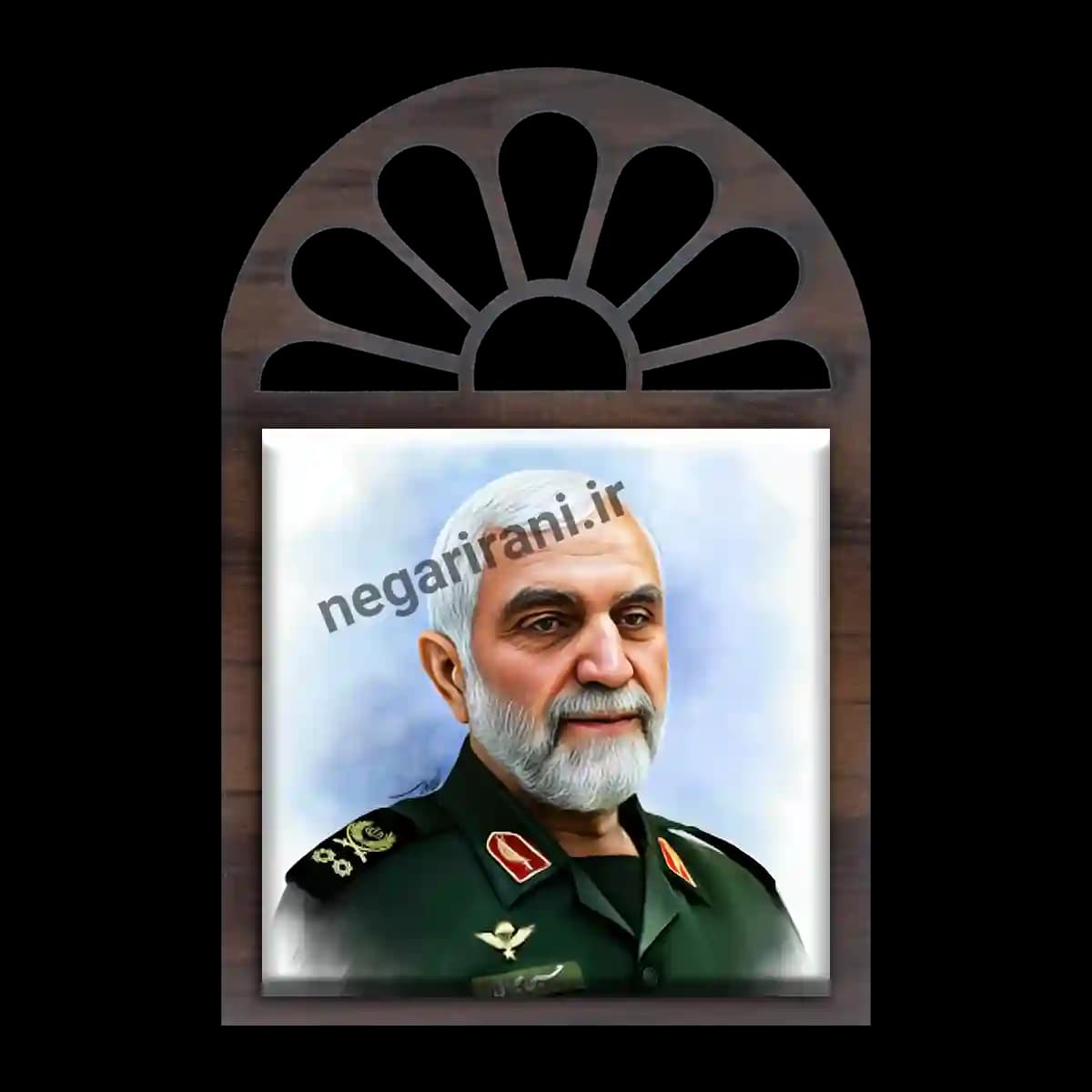 تندیس کاشی پنجره ای شهید همدانی مدل 2Z21