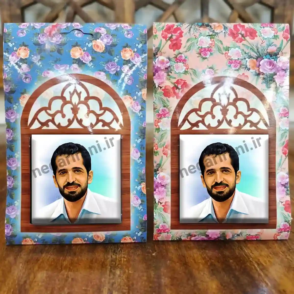تندیس کاشی پنجره ای شهید احمدی روشن مدل 2Z20 — تصویر ۵