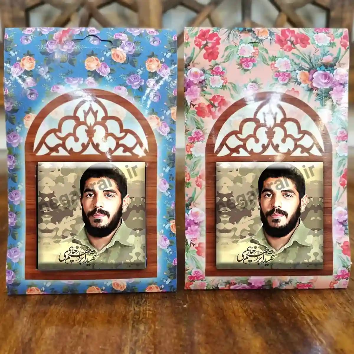 تندیس کاشی پنجره ای شهید ابراهیم هادی مدل 2Z14 — تصویر ۵