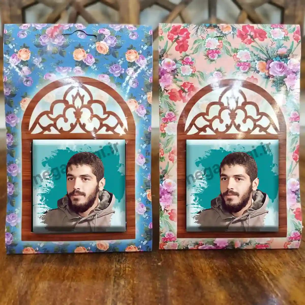 تندیس کاشی پنجره ای شهید ابراهیم هادی مدل 2Z13 — تصویر ۵