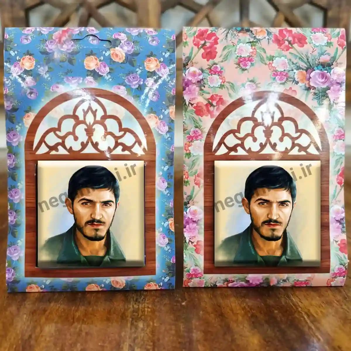 تندیس کاشی پنجره ای شهید زین الدین مدل 2Z11 — تصویر ۵