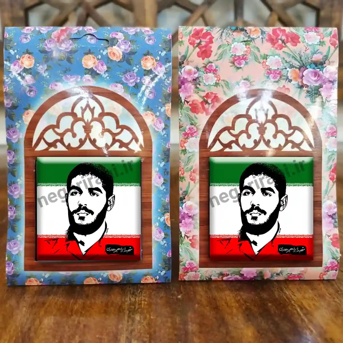 تندیس کاشی پنجره ای شهید ابراهیم هادی مدل 2Z10 — تصویر ۵