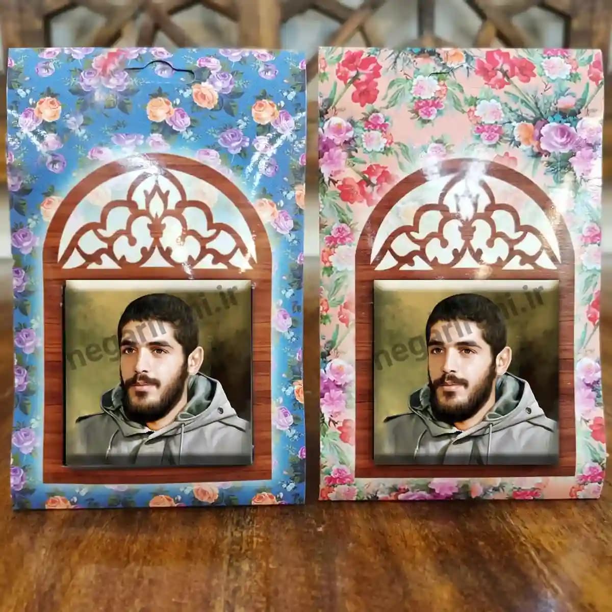 تندیس کاشی پنجره ای شهید ابراهیم هادی مدل 2Z4 — تصویر ۵