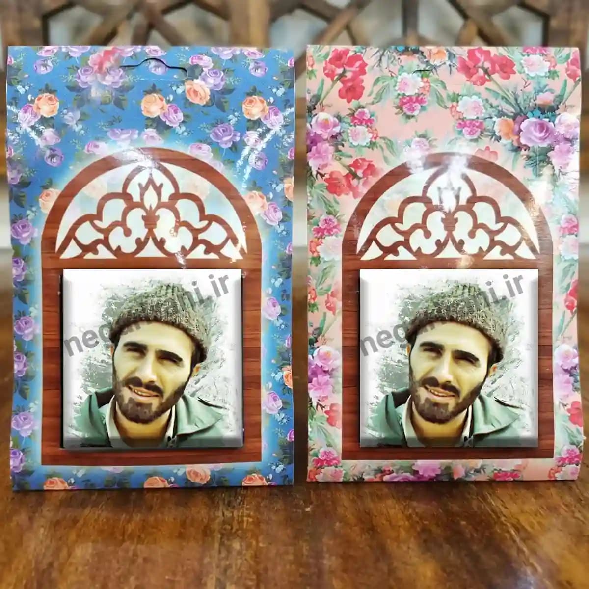تندیس کاشی پنجره ای شهید حسین فرازی مدل 2Z2 — تصویر ۵