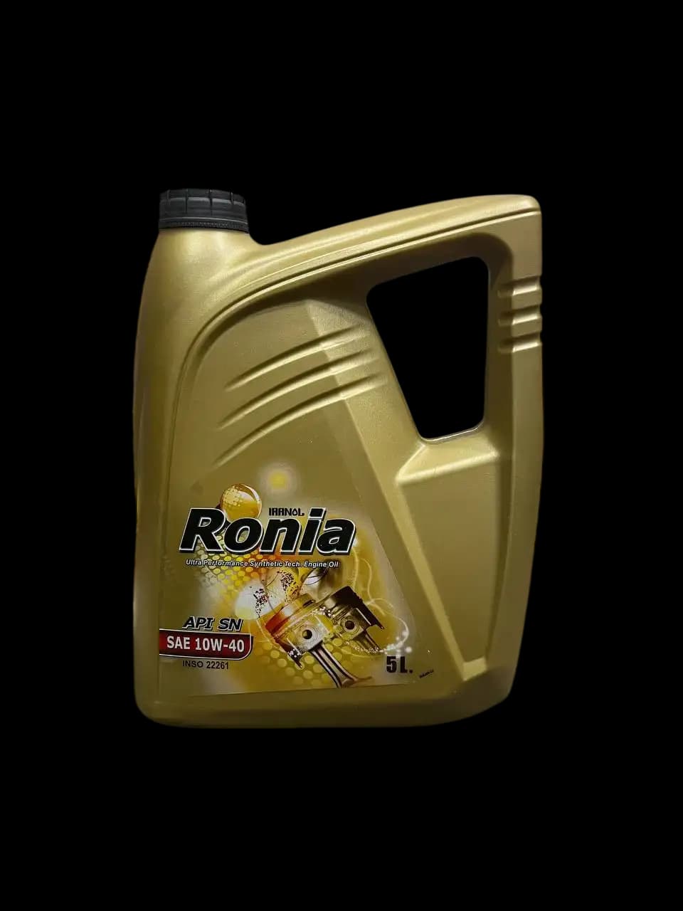 روغن موتور ایرانول رونیا 10w40 SN حجم 5 لیتری — تصویر ۲