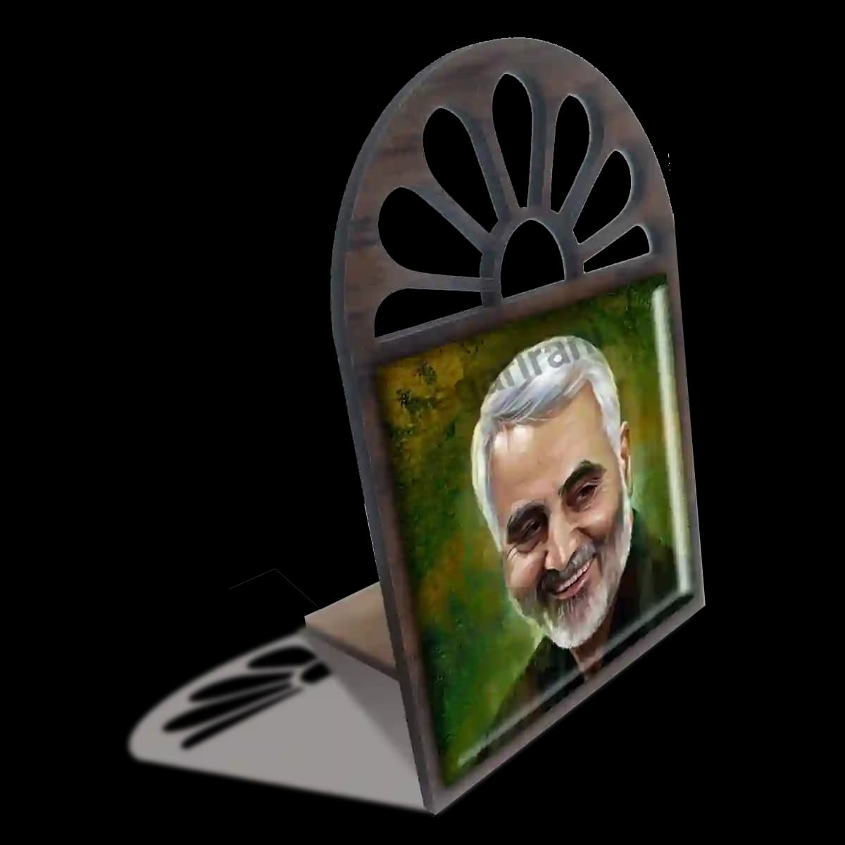 تندیس کاشی پنجره ای حاج قاسم سلیمانی مدل 2ZG131 — تصویر ۴