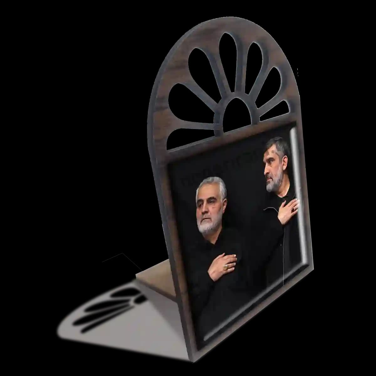تندیس کاشی پنجره ای شهید حاج قاسم مدل 2ZG127 — تصویر ۴