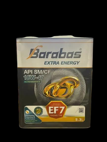 روغن موتور باراباس 10w40 SM مدل EF7 حجم 5.3 لیتر — تصویر ۲