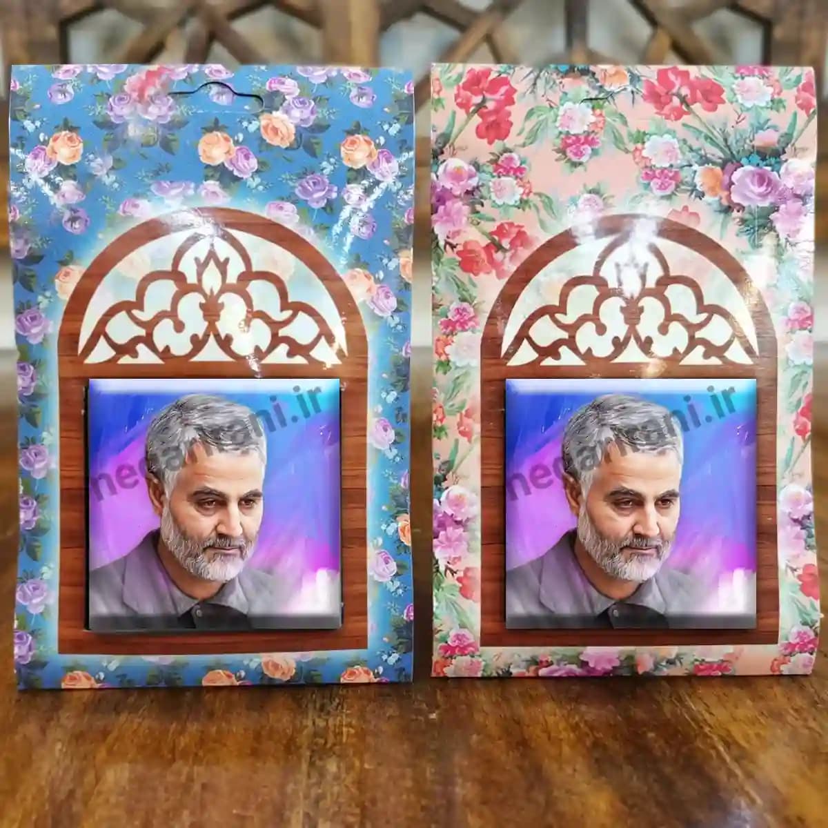 تندیس کاشی پنجره ای نقاشی شده سلیمانی مدل 2ZG83 — تصویر ۵