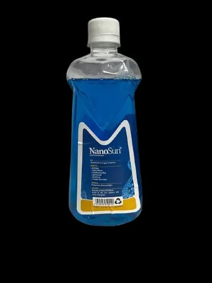 مایع شیشه شوی خودرو windshield cleaner نانوسان حجم 500 میلی لیتر — تصویر ۲