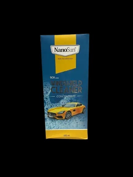 مایع شیشه شوی خودرو windshield cleaner نانوسان حجم 500 میلی لیتر — تصویر ۳