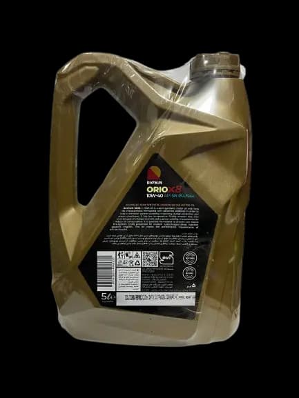 روغن موتور +10w40 SN مدل ORIO x8 ری سان حجم 5 لیتر — تصویر ۳