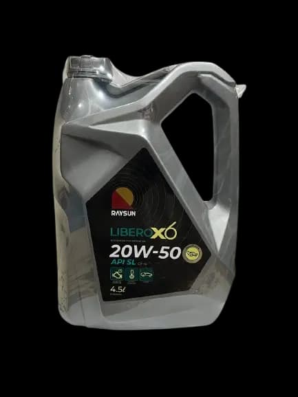روغن موتور 20w50 SL مدل LIBERO x6 ری سان حجم 4.5 لیتر — تصویر ۲