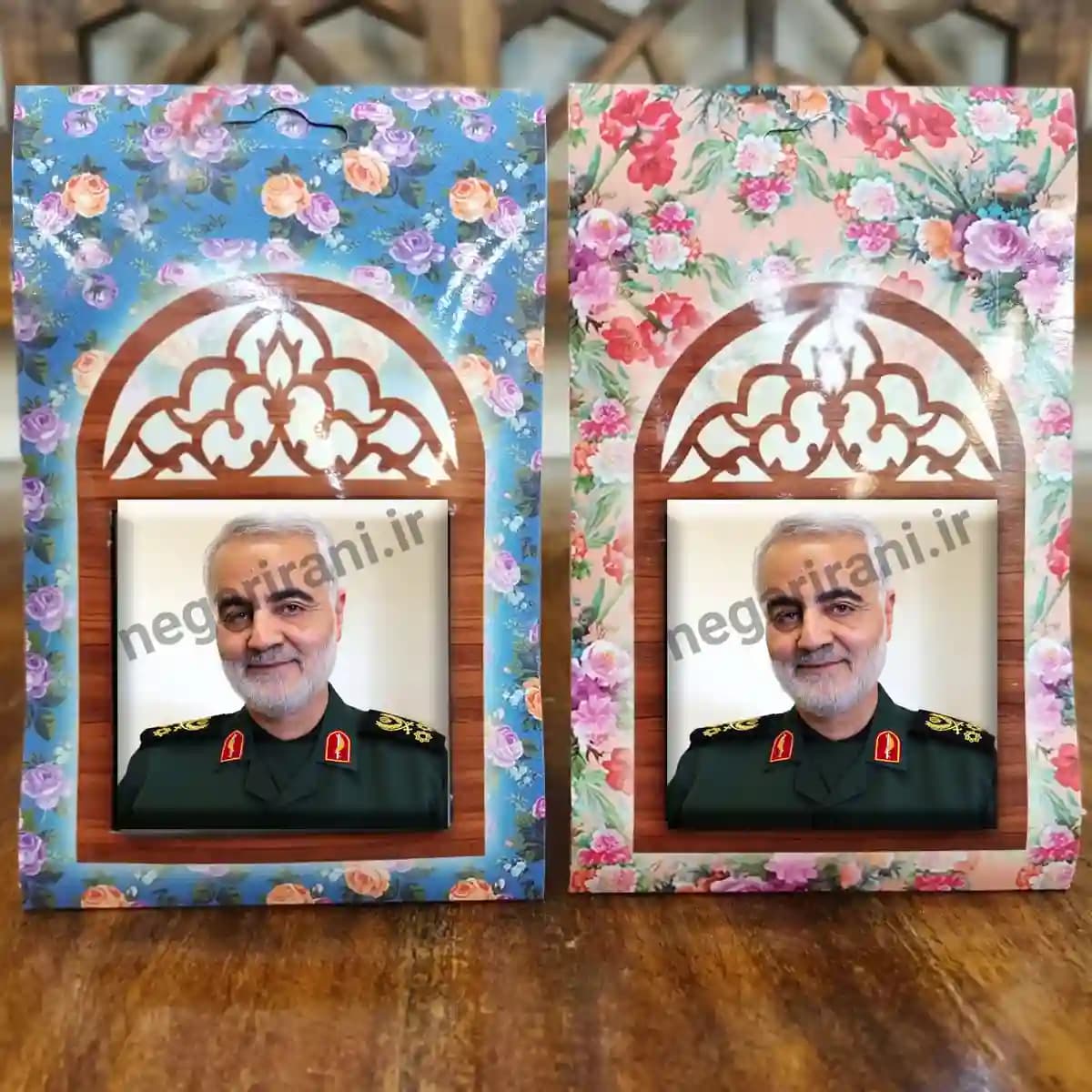 تندیس کاشی پنجره ای حاج قاسم مدل 2ZG21 — تصویر ۵