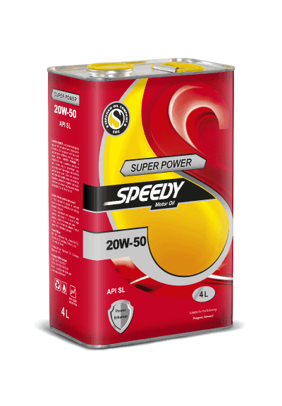 روغن موتور اسپیدی سوپر پاور SL 20w50 حجم 4 لیتر