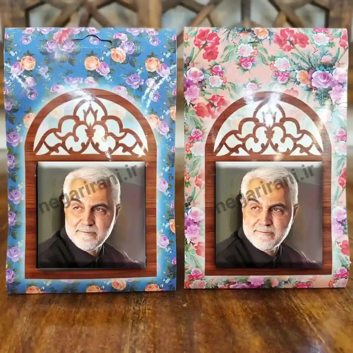 تندیس کاشی پنجره ای حاج قاسم سلیمانی مدل 2ZG11 — تصویر ۵
