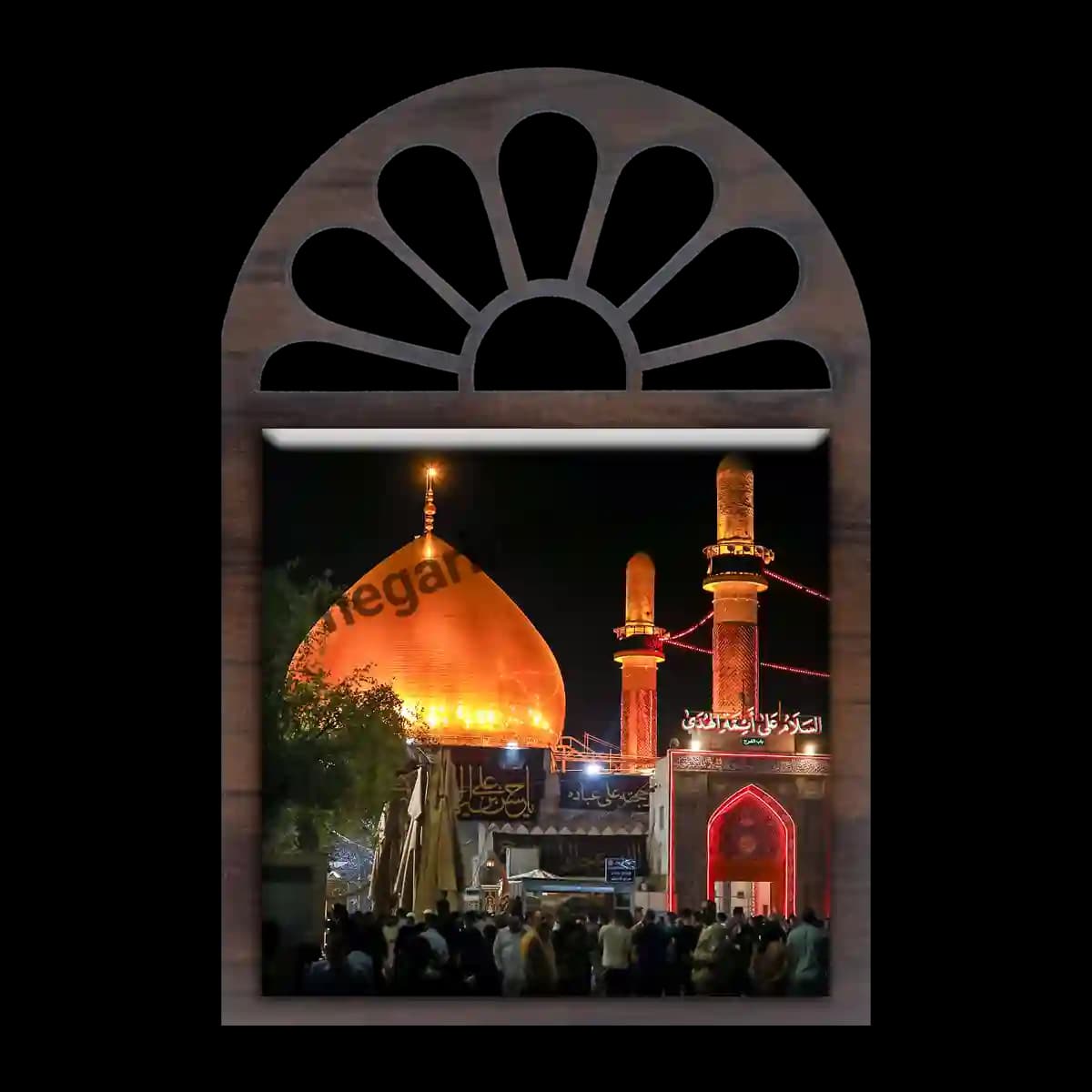 تندیس کاشی پنجره ای سامرا مدل 2W 3