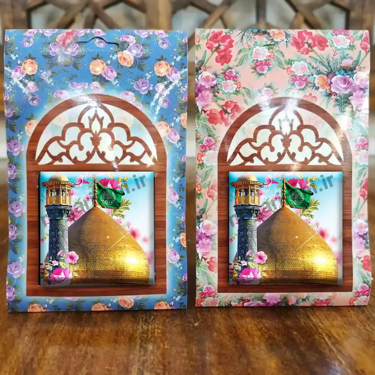 تندیس کاشی پنجره ای حرم حضرت معصومه (س) مدل 2M 5 — تصویر ۵