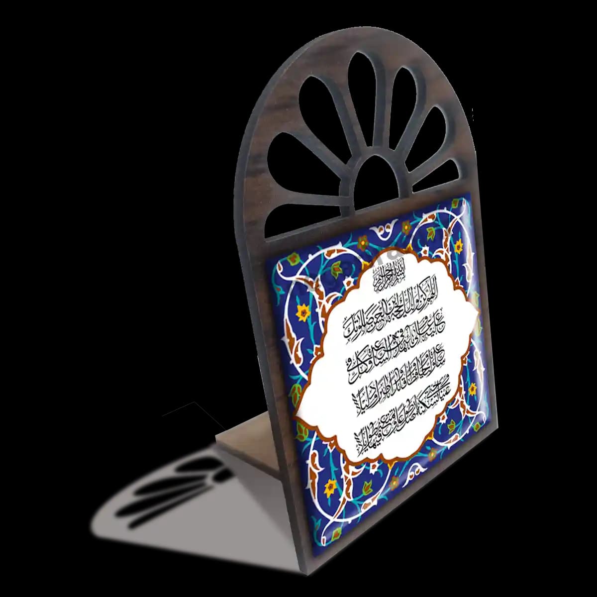 تندیس کاشی پنجره ای دعای فرج مدل 2O 44 — تصویر ۴