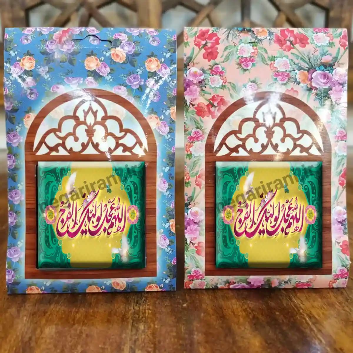 تندیس کاشی پنجره ای اللهم عجل لولیک الفرج مدل 2O 42 — تصویر ۵
