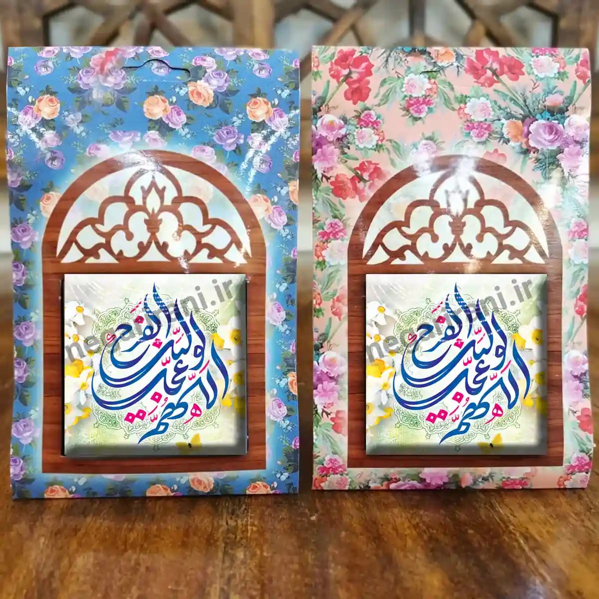 تندیس کاشی پنجره ای اللهم عجل لولیک الفرج مدل 2O 33 — تصویر ۵