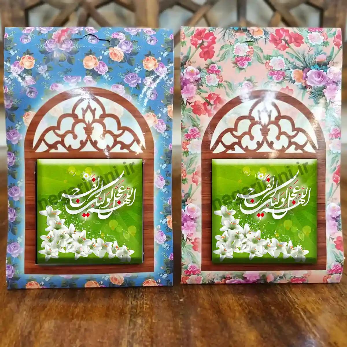 تندیس کاشی پنجره ای اللهم عجل لولیک الفرج مدل 2O 24 — تصویر ۵