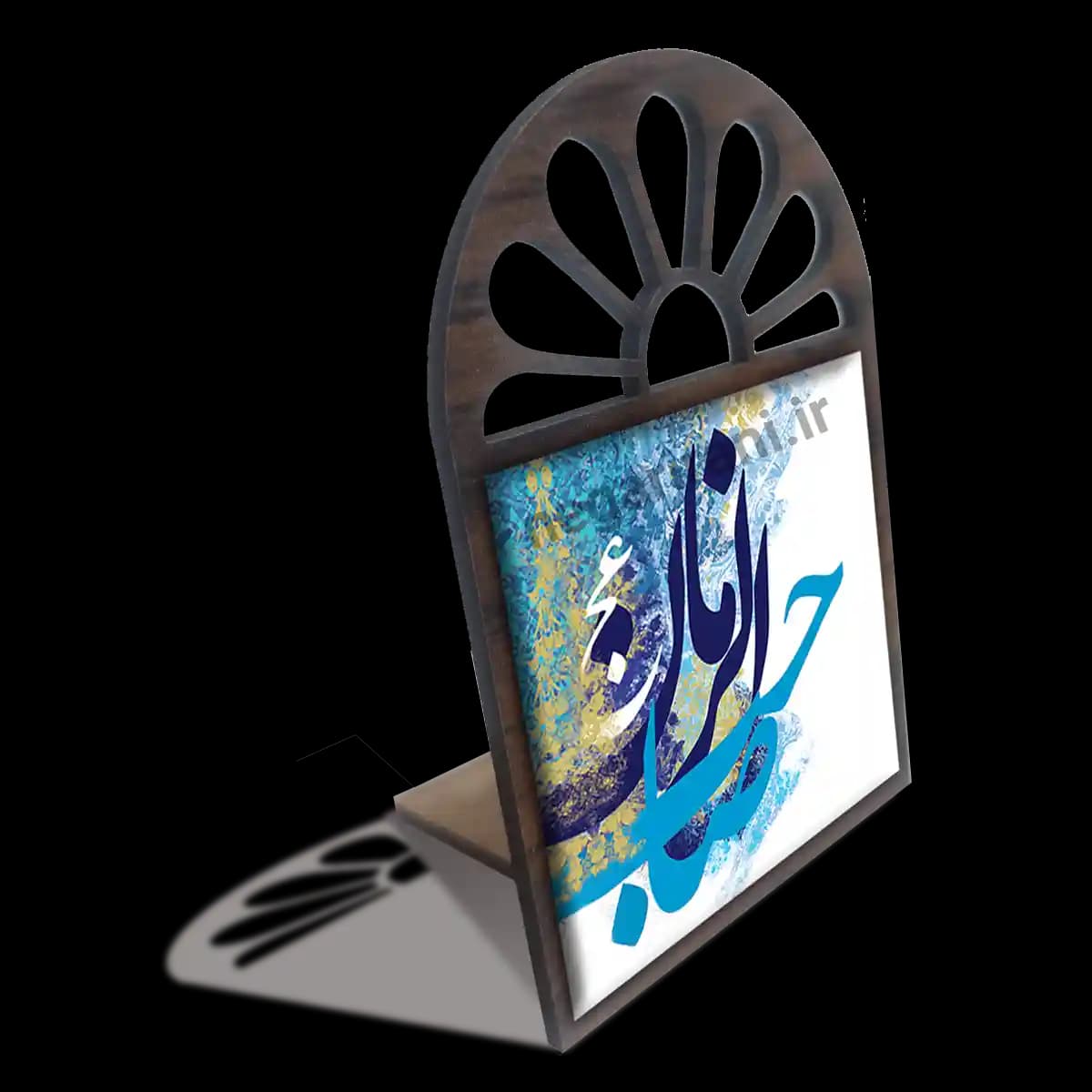تندیس کاشی پنجره ای صاحب الزمان (عج) مدل 2O 19 — تصویر ۴