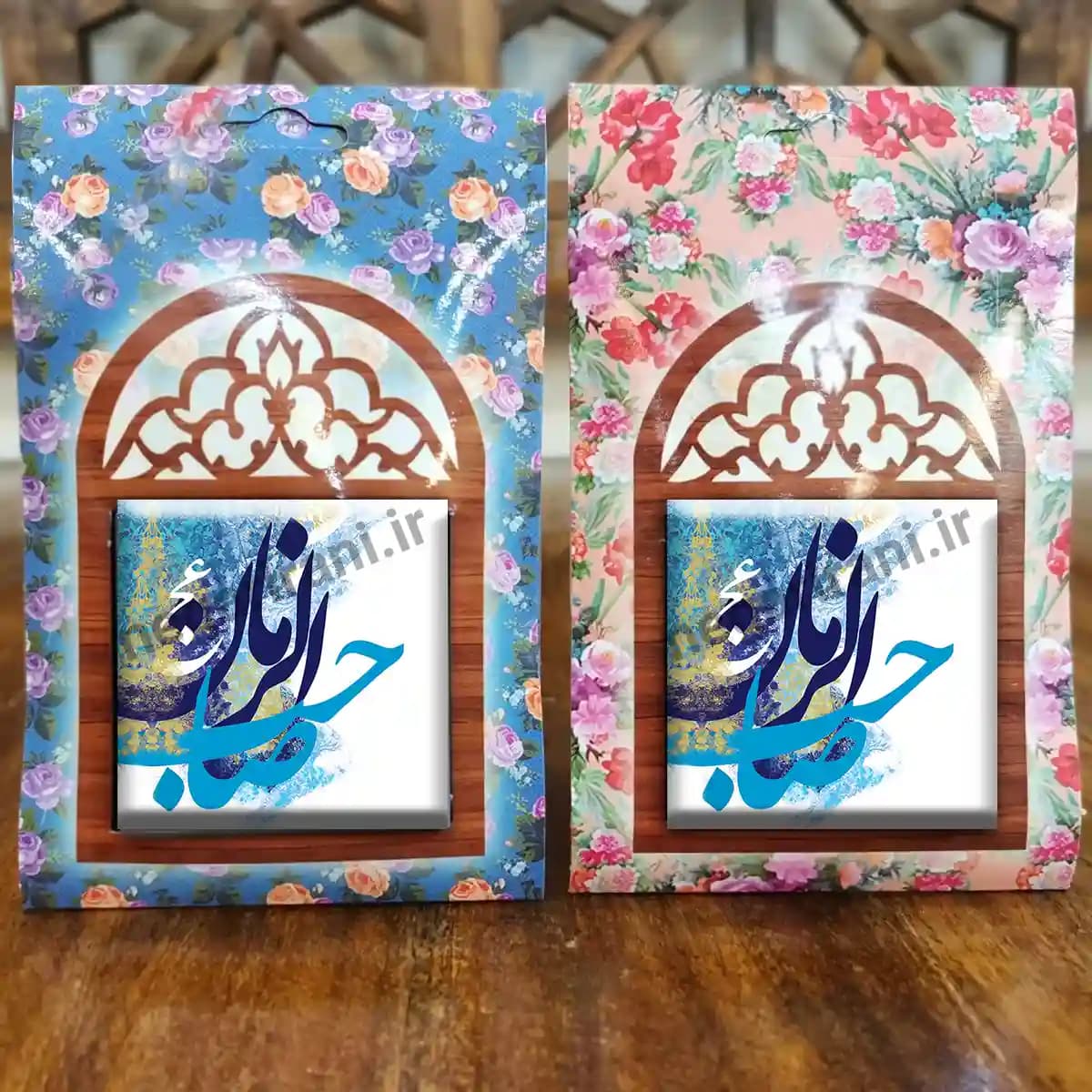 تندیس کاشی پنجره ای صاحب الزمان (عج) مدل 2O 19 — تصویر ۵