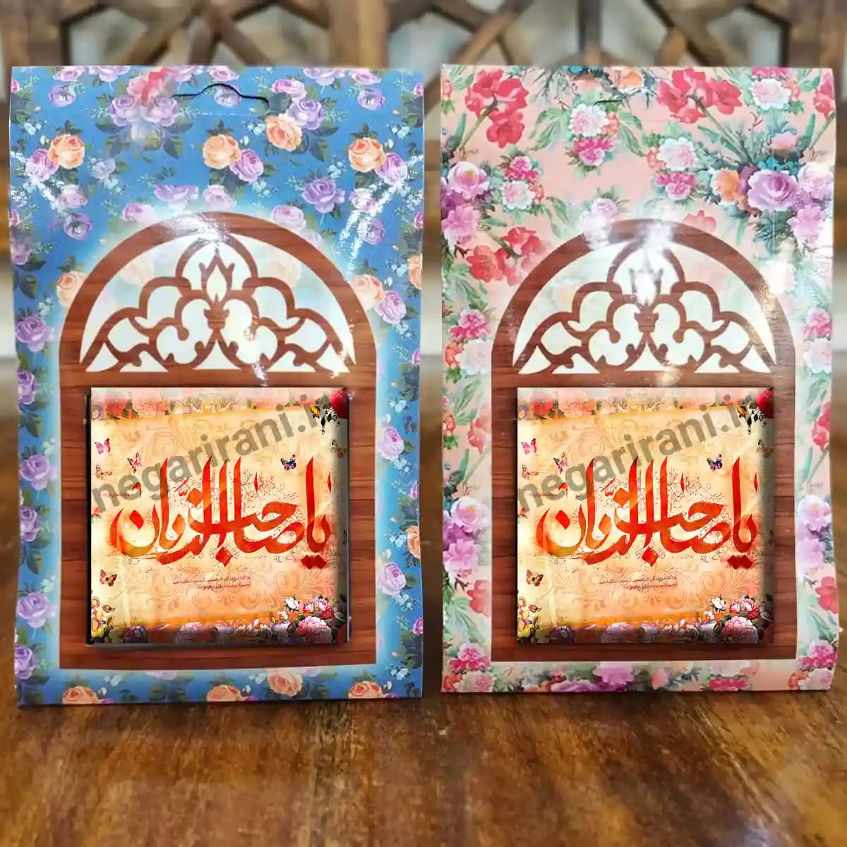 تندیس کاشی پنجره ای مهدی صاحب الزمان (عج) مدل 2O 8 — تصویر ۵