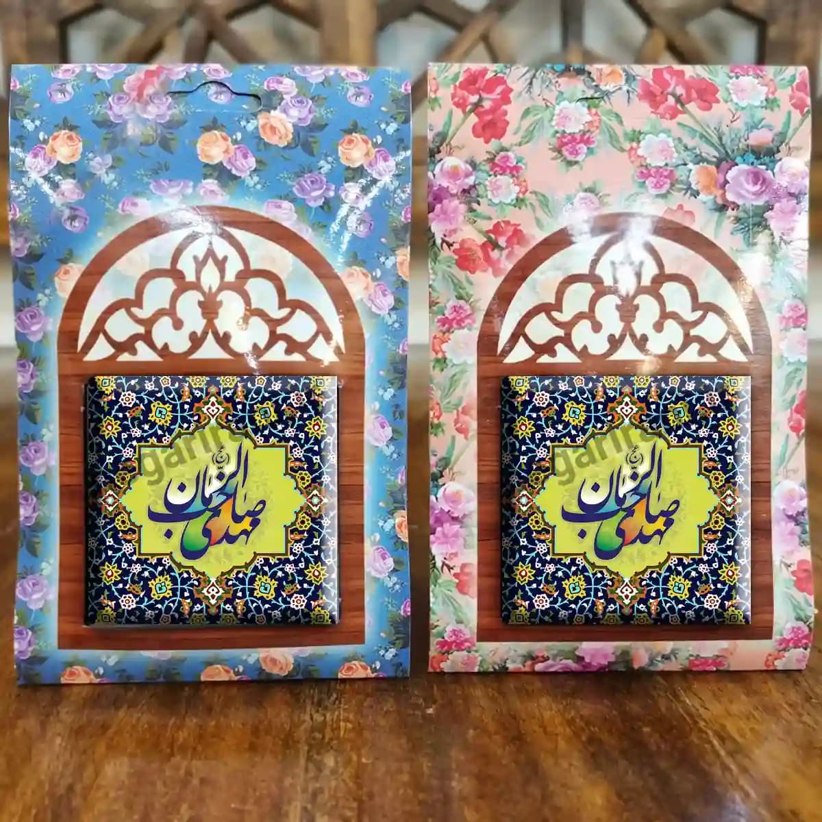 تندیس کاشی پنجره ای مهدی صاحب الزمان (عج) مدل 2O 6 — تصویر ۵