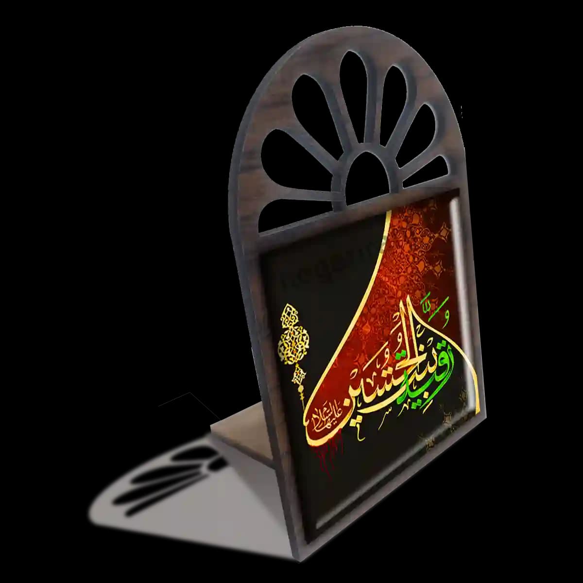 تندیس کاشی پنجره ای رقیه بنت الحسین علیه السلام مدل 2Q 2 — تصویر ۴