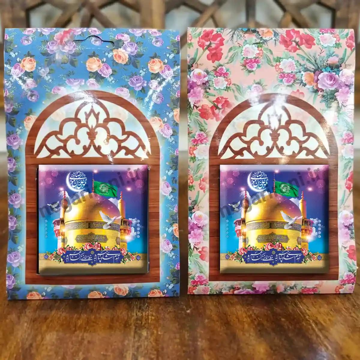 تندیس کاشی پنجره ای آمدم ای شاه پناهم بده مدل 2K 24 — تصویر ۵