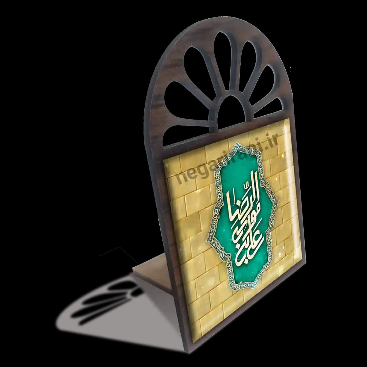 تندیس کاشی پنجره ای علی بن موسی الرضا مدل 2K 20 — تصویر ۴