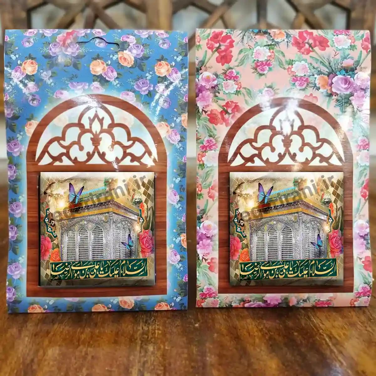 تندیس کاشی پنجره ای ضریح امام رضا (ع) مدل 2K 5 — تصویر ۵