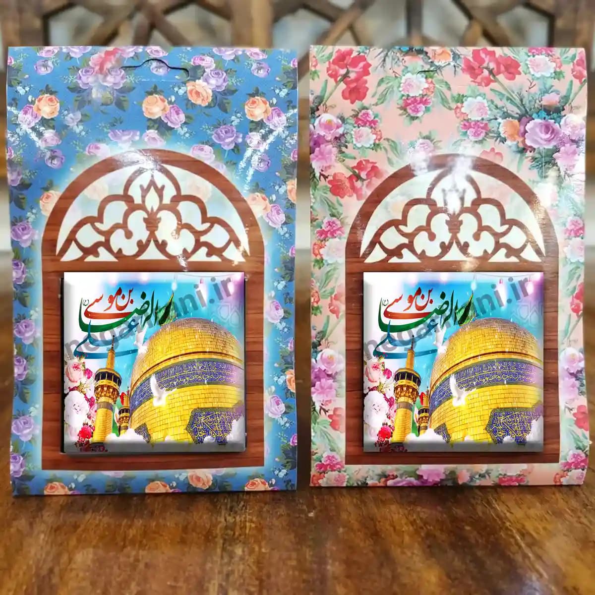 تندیس کاشی پنجره ای گنبد امام رضا (ع) مدل 2K 4 — تصویر ۵