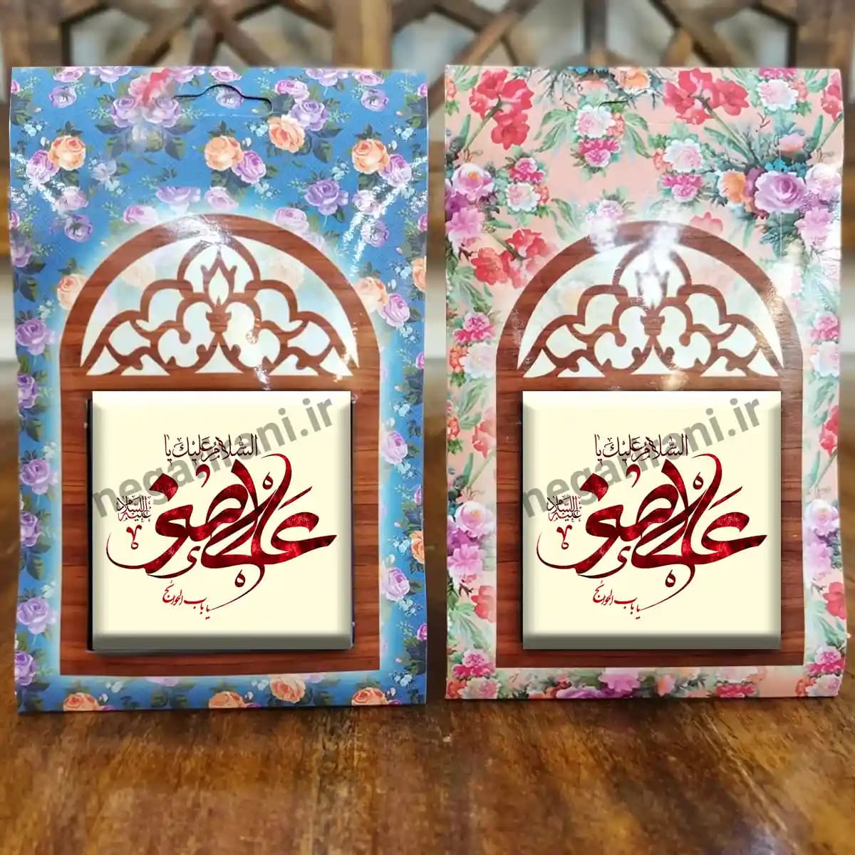 تندیس کاشی پنجره ای السلام علیک یا علی اصغر مدل 2H 1 — تصویر ۵