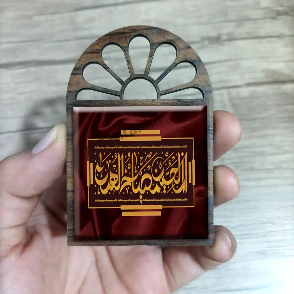 تندیس کاشی پنجره ای ان الحسین مصباح الهدی مدل 2F 36 — تصویر ۳