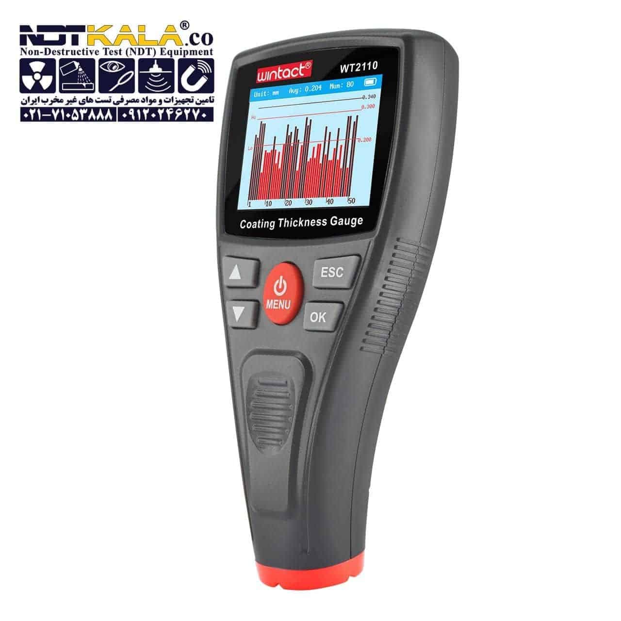 ضخامت سنج رنگ وینتکت Wintact WT2110 — تصویر ۴