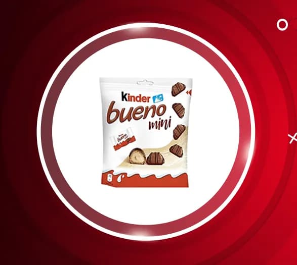 شكلات شيري كيندر بوينو ميني 20 عددي با طعم فندق (108 گرم) Kinder Bueno Mini Chocolate — تصویر ۵