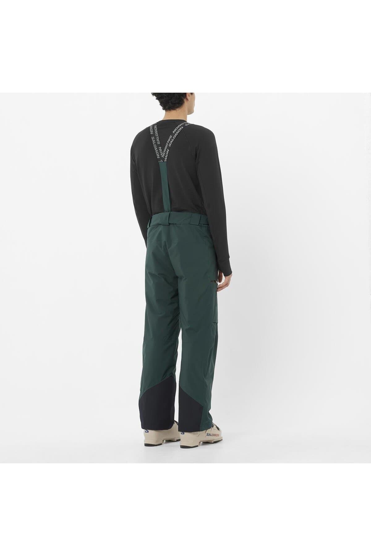 شلوار اسکی و اسنوبورد سالومون مردانه سبز | Salomon LC2635800 BD — تصویر ۳