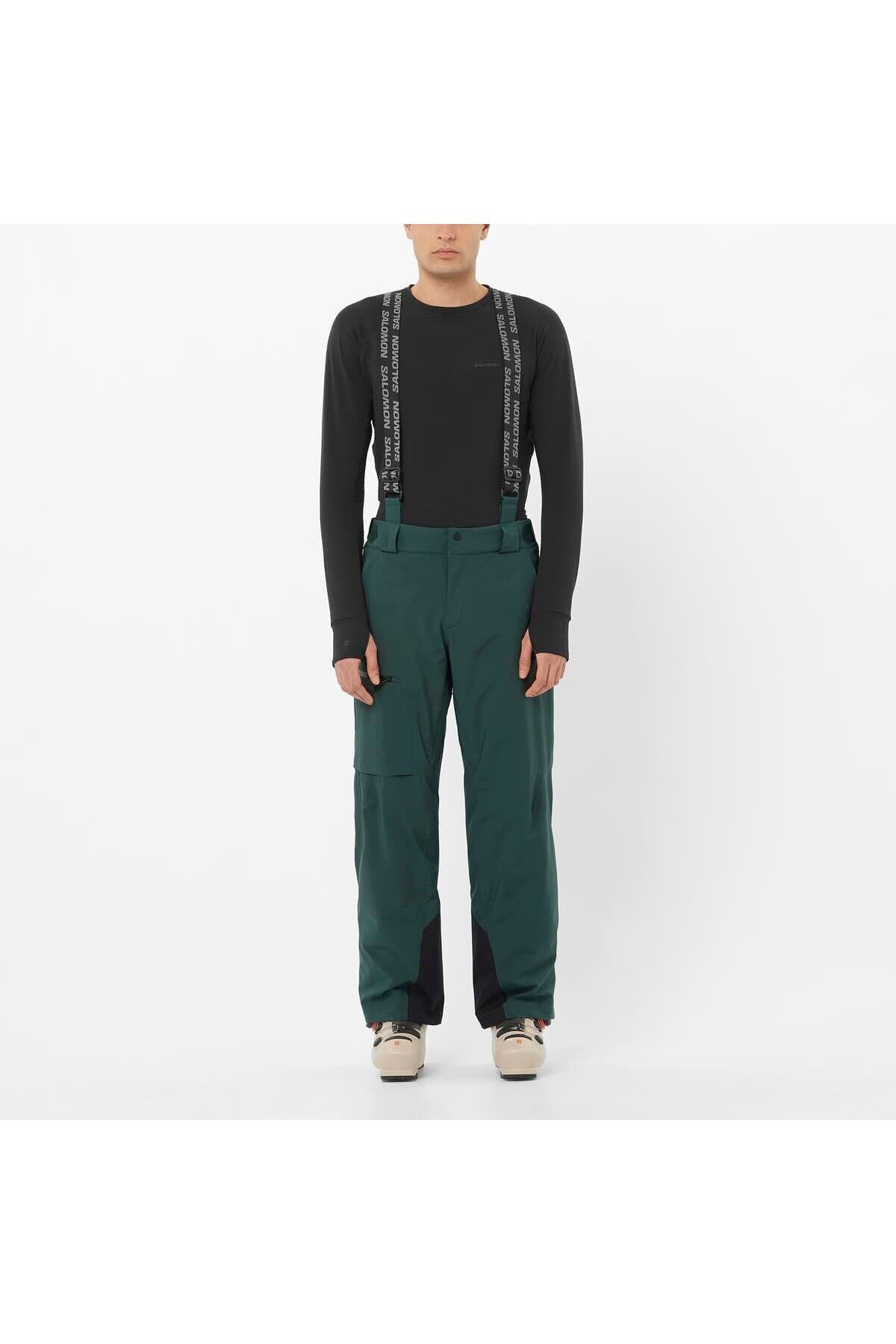 شلوار اسکی و اسنوبورد سالومون مردانه سبز | Salomon LC2635800 BD — تصویر ۲