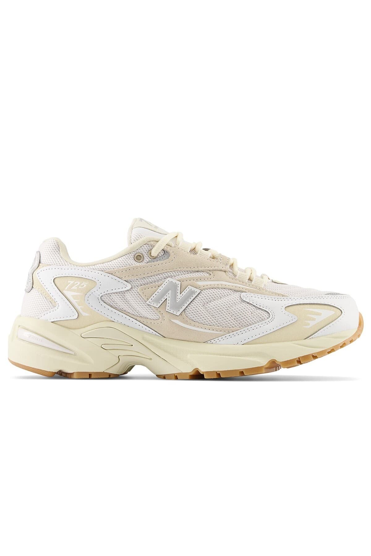 کفش اسنیکر نیو بالانس مردانه چرم اصل سفید راسته اسپرت | New Balance ML725 T FS CN