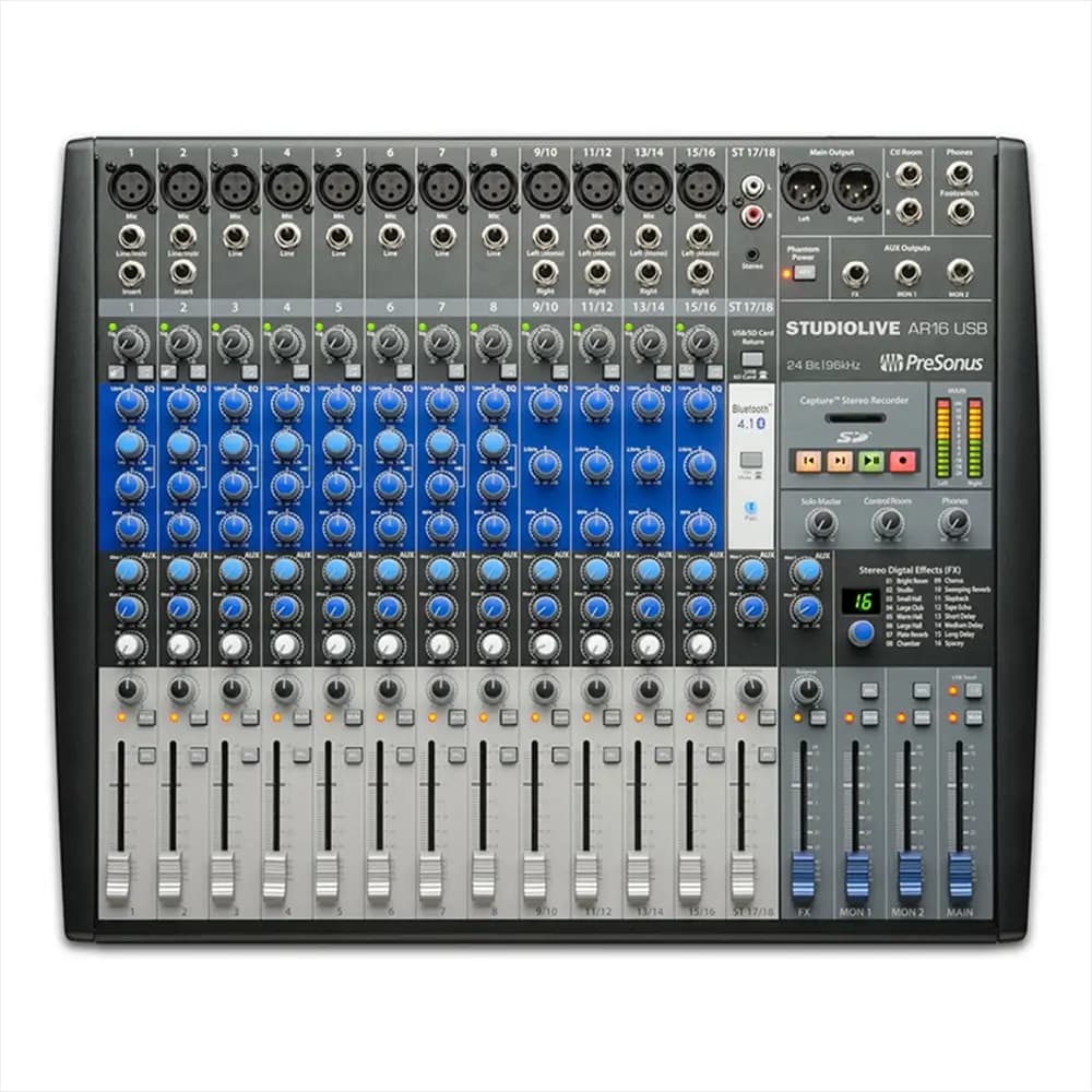 کارت صدا و میکسر یو اس بی USB پریسونوس مدل StudioLive AR16 USB