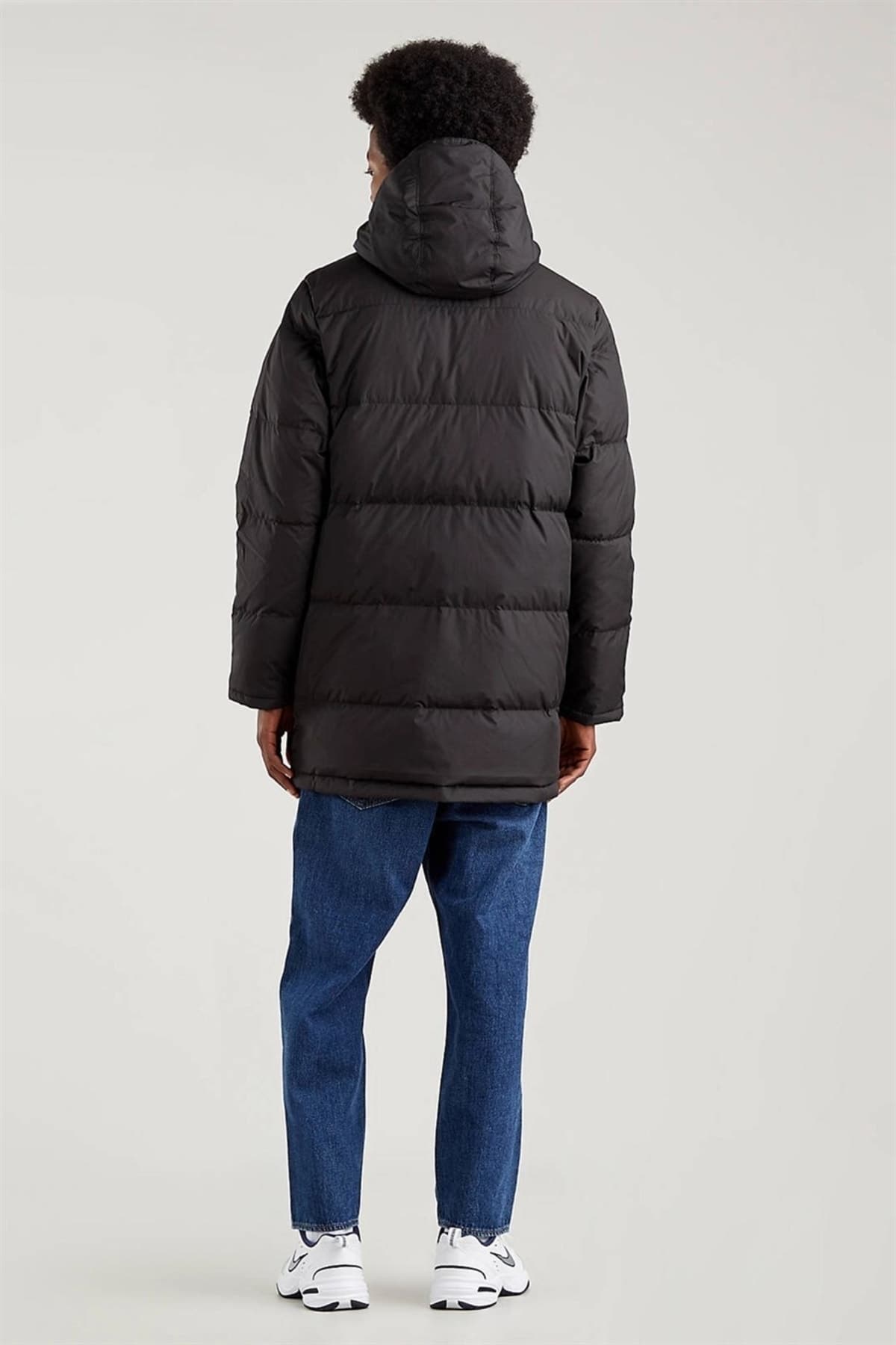 کاپشن لیوایز مردانه پلی استر مشکی بیسیک راسته Regular/رگولار پالتو Daily/روزانه | Levi’s A0950-0000 TR — تصویر ۲