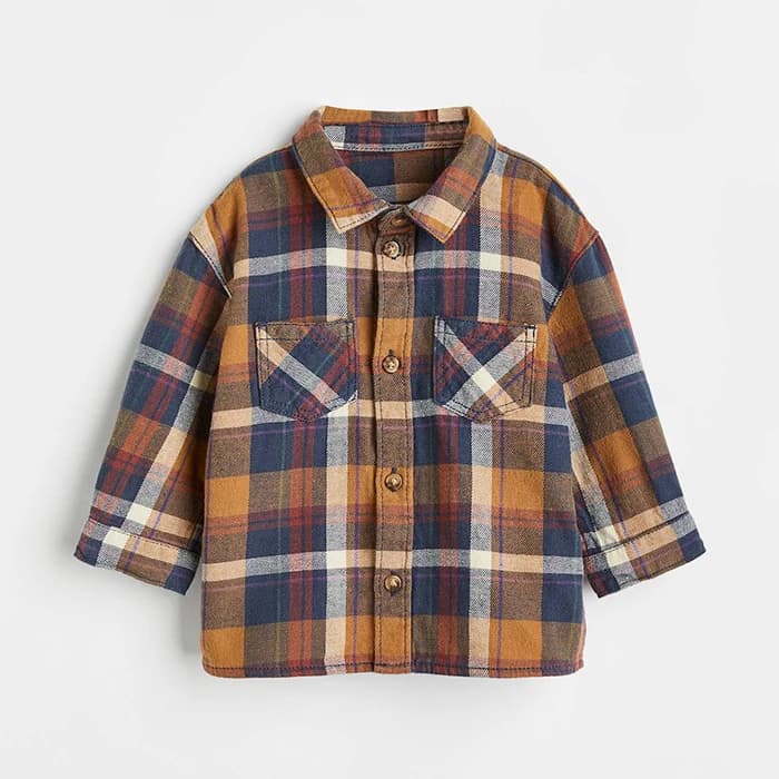 پیراهن نقلی چهارخانه H&M