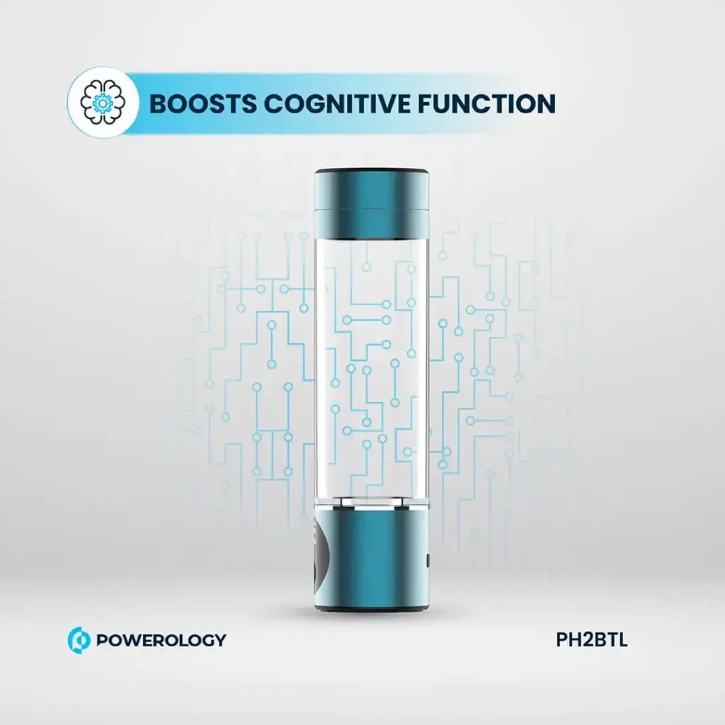 بطری هیدروژنه‌ساز آب پاورلوژی مدل Powerology Hydrogen Reach Water — تصویر ۱۱