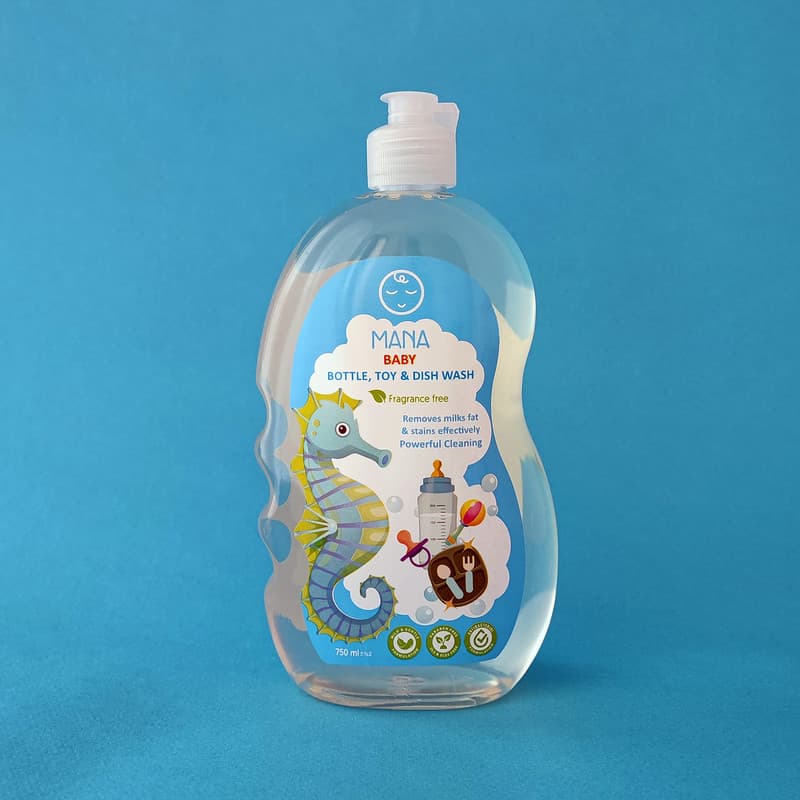 مایع شوینده و ضدعفونی کننده شیشه شیر مانا مدل درب ساده حجم 750 میلی لیتر — تصویر ۴